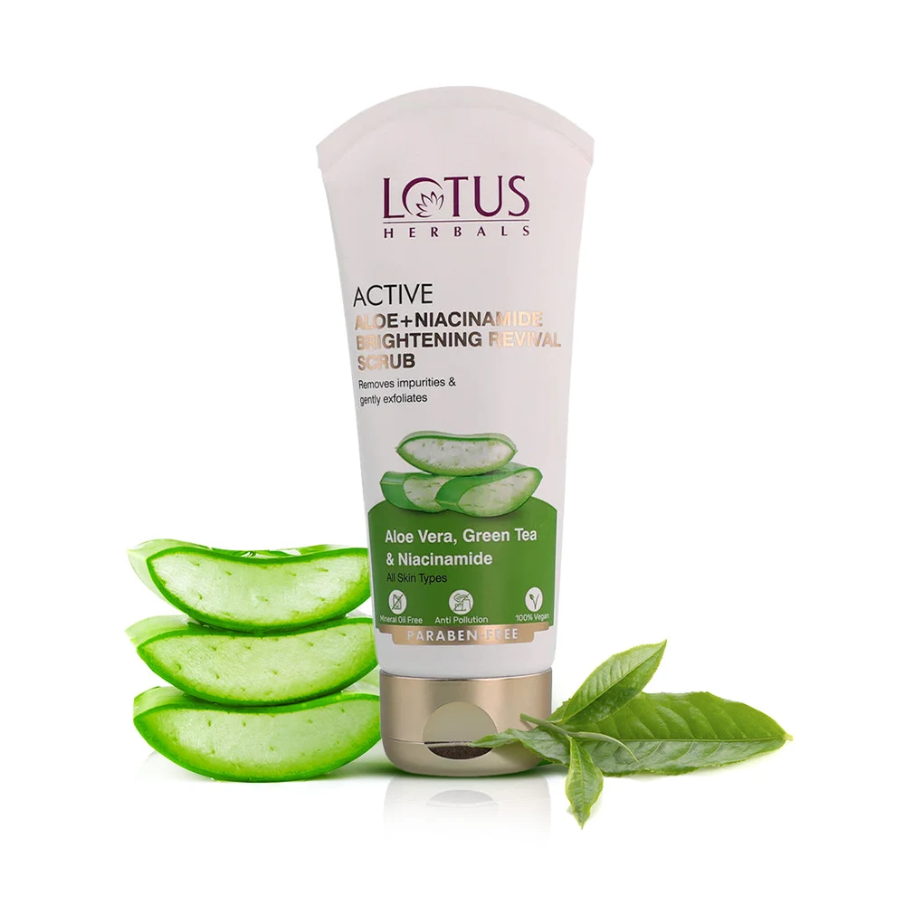 Active Aloe + Niacinamide Brightening Revival Scrub
