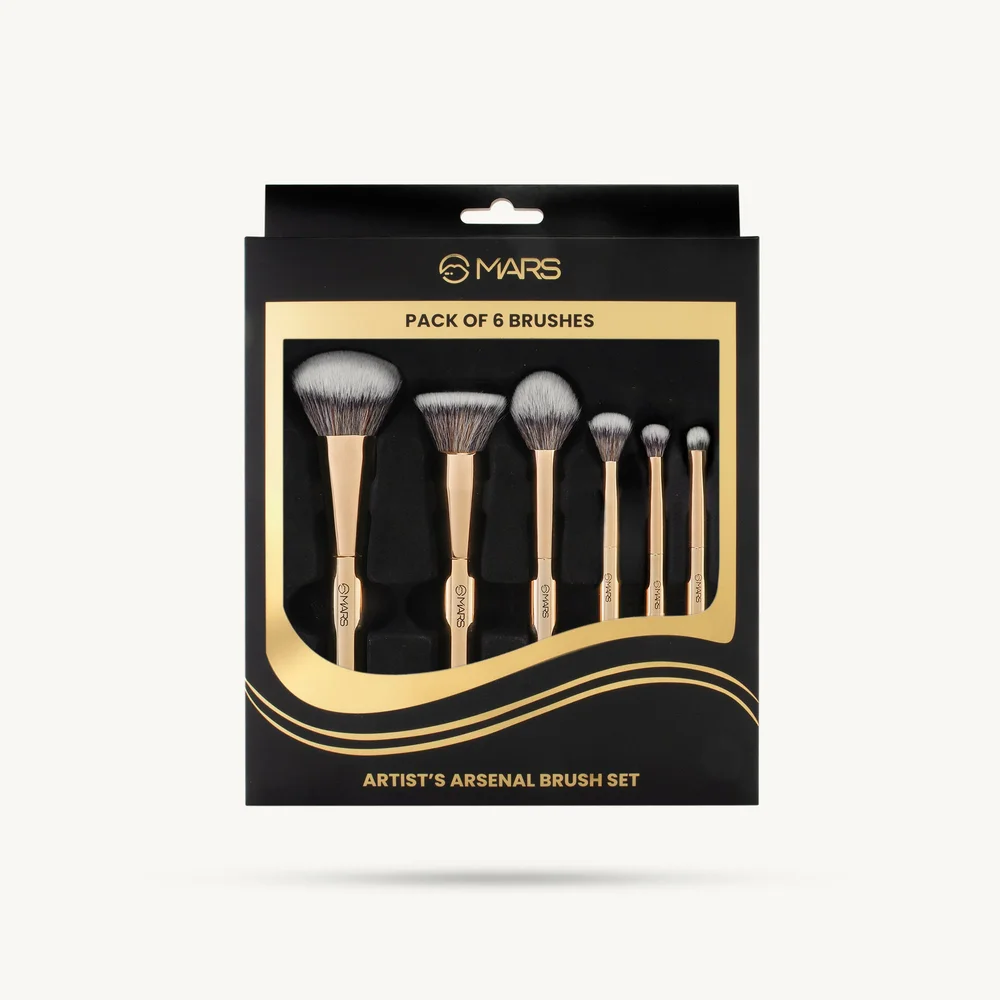 Artist's Arsenal Makeup Brush Set Pack of 6