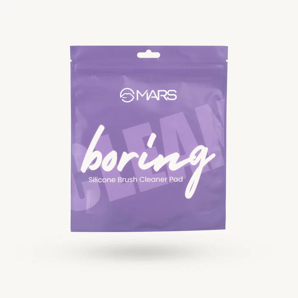 Boring Silicone Brush Cleaner Pad