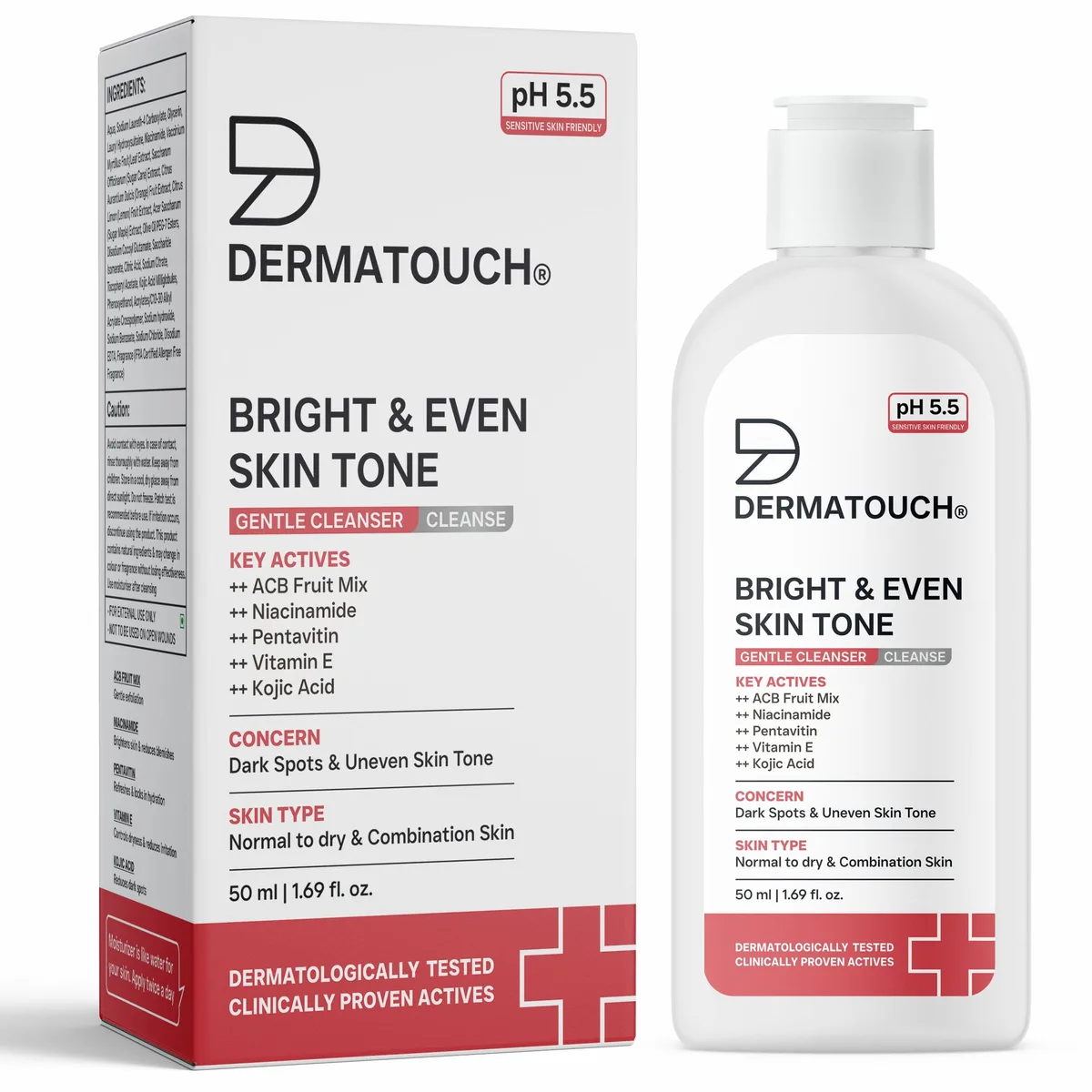 Bright & Even Skin Tone Gentle Cleanser 50ml