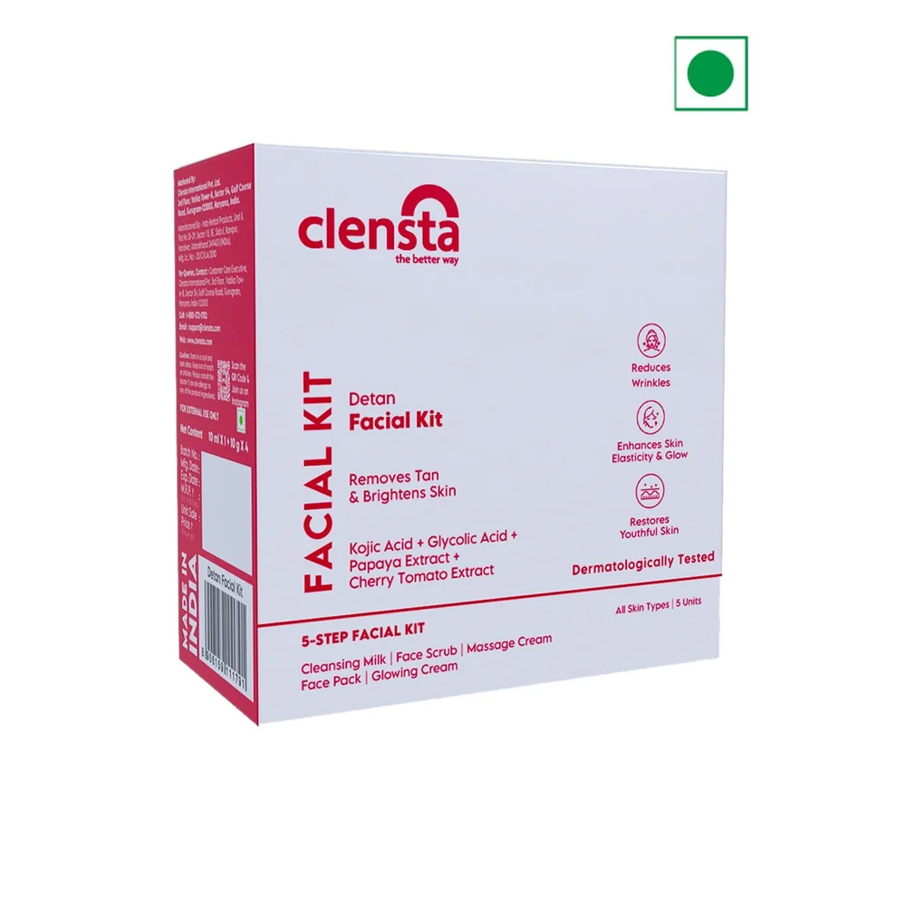 Clensta Detan Facial Kit (5-Step)