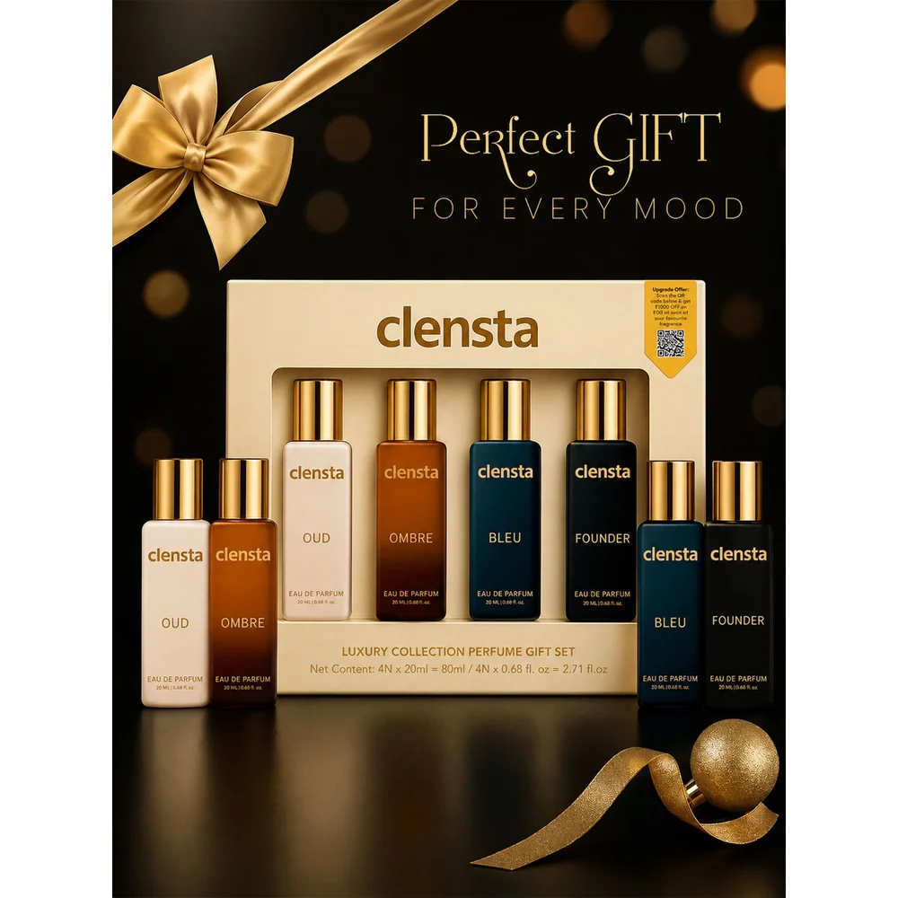 Clensta Luxury Collection Perfume Gift Set (Pack of 4, 4N x 20ml)
