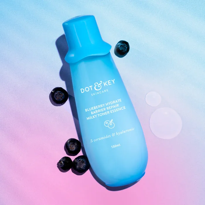 Dot & Key Blueberry Hydrate Barrier Repair Milky Toner Essence (150ml)