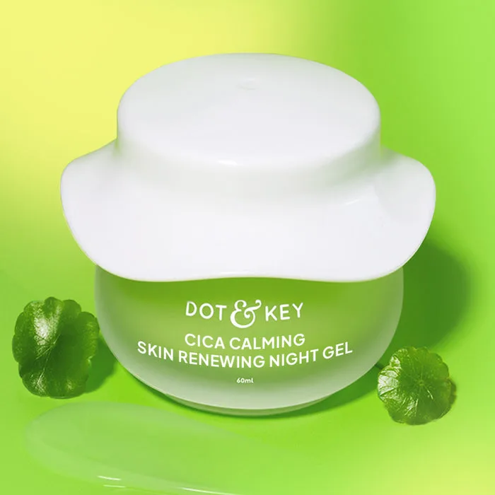 Dot & Key Cica & Niacinamide Calming Renewing Night Gel Cream (60ml)