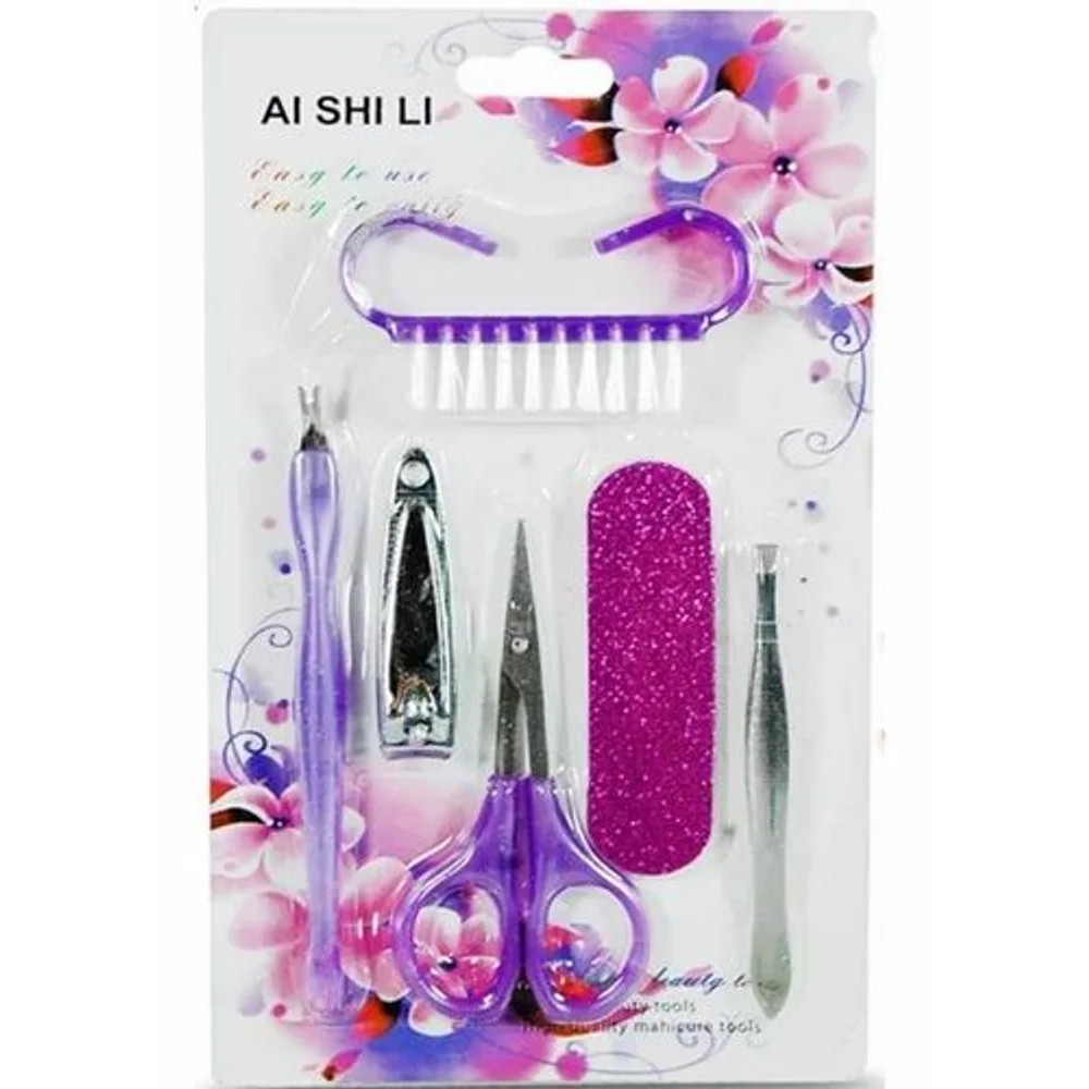 6-in-1 Manicure Kit – Designer Nail Care Set