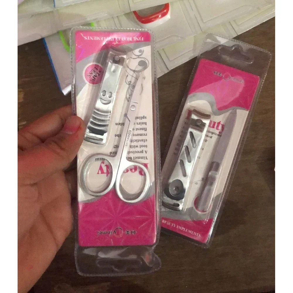 Nail Cutter & Nail Filer Set – Stainless Steel