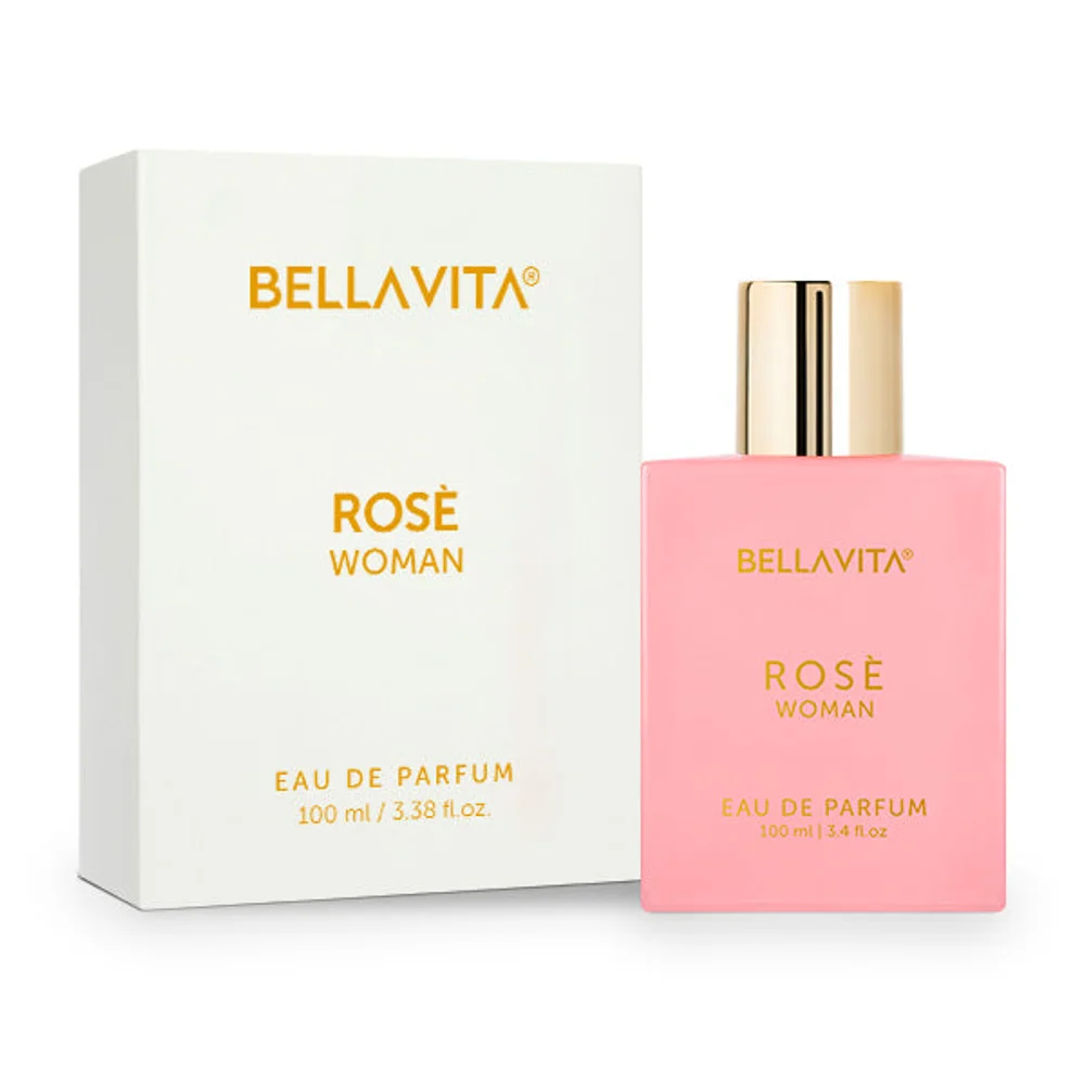 Bella Vita Luxury Rose Woman Eau De Parfum 100ml | Long Lasting Floral & Sweet Perfume for Women | Black Currant, Jasmine & Vanilla | Buy in Bulk on Bulkdoor