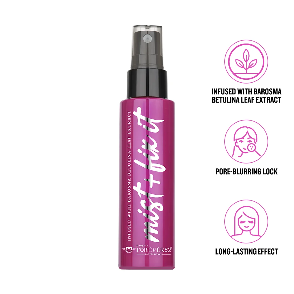 FOREVER52 Mist + Fix It Setting Spray | Weightless & Hydrating | 3D Pore-Blurring Lock | Long-Lasting, Non-Sticky Finish | 55 ml