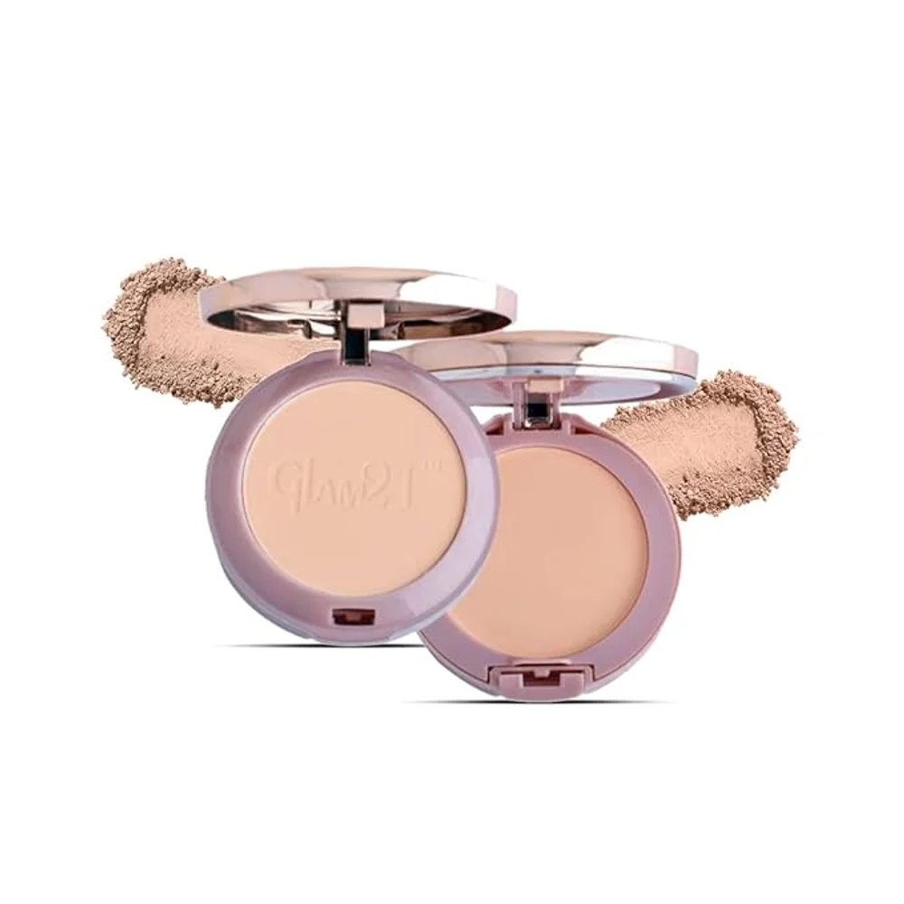 Glam21 Beauty Bright BB 2-in-1 Compact Powder | Matte Finish | Vitamin E