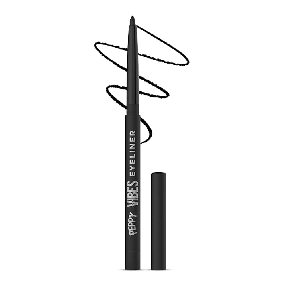 Glam21 Peppy Vibes Eyeliner – Midnight | Matte, Smudge-Proof & Waterproof
