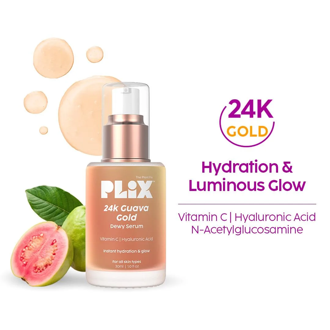 Plix Guava 24kt Gold Serum