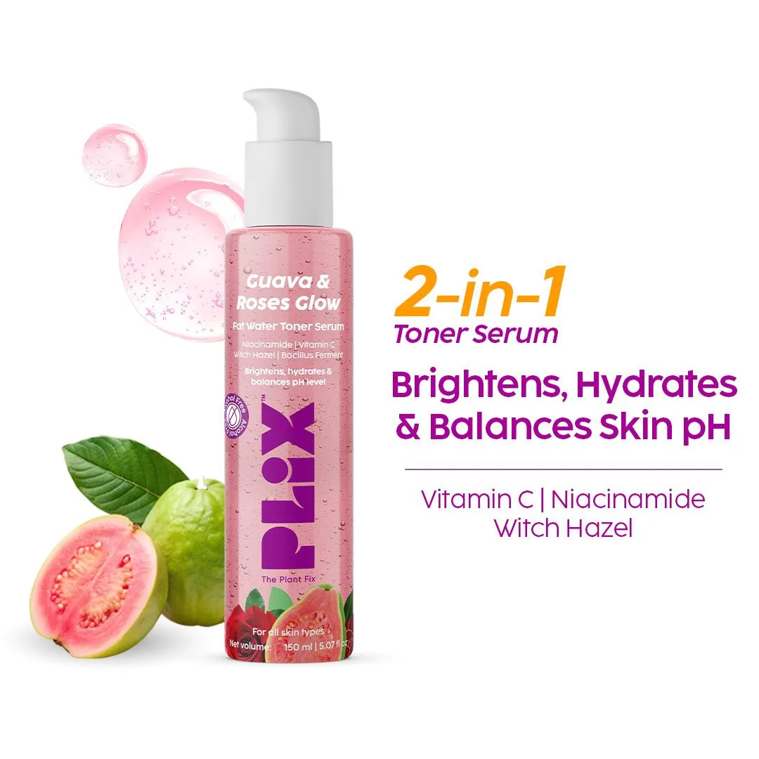 Plix Guava & Roses 2-in-1 Toner Serum