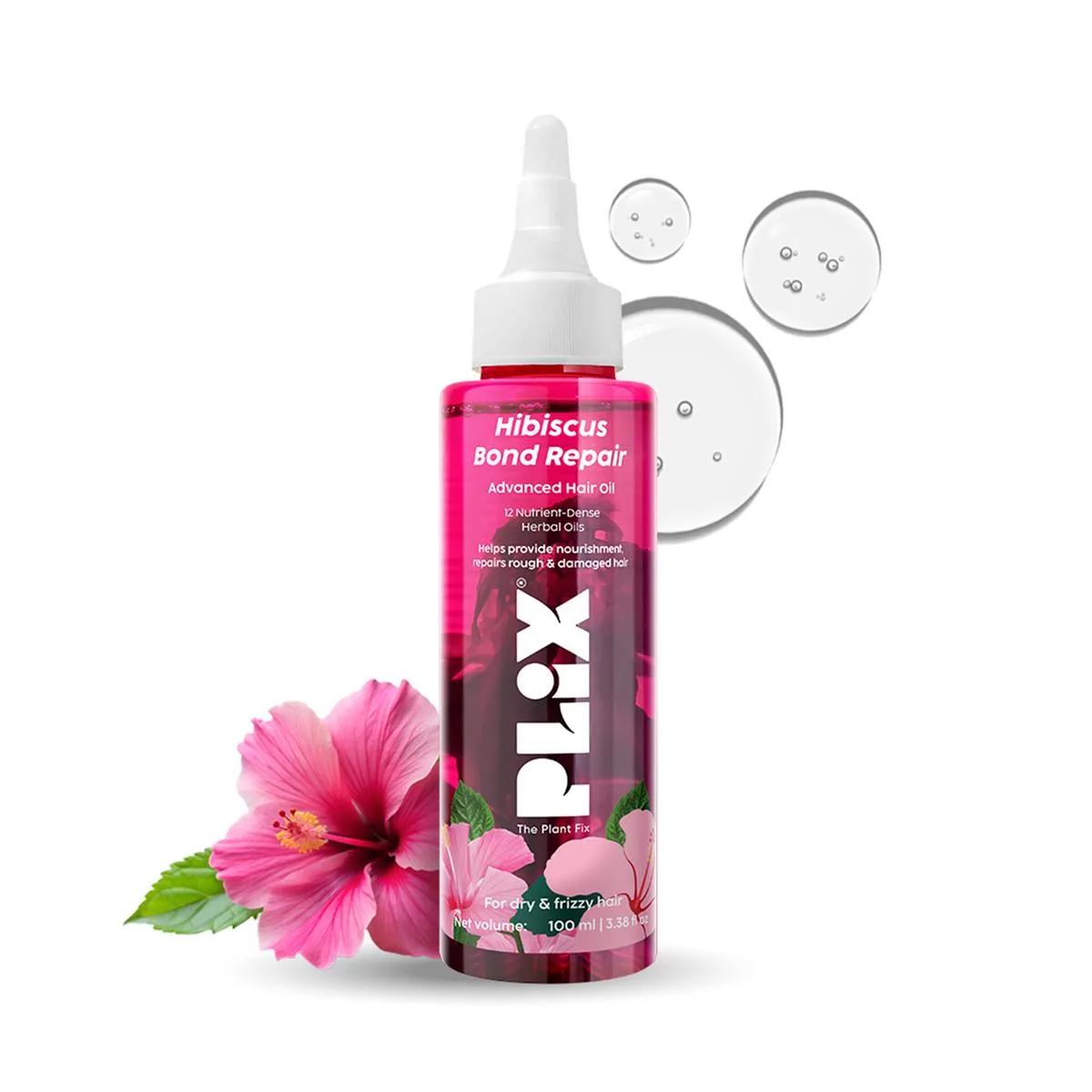 Plix Hibiscus Bond Repair Hair Oil
