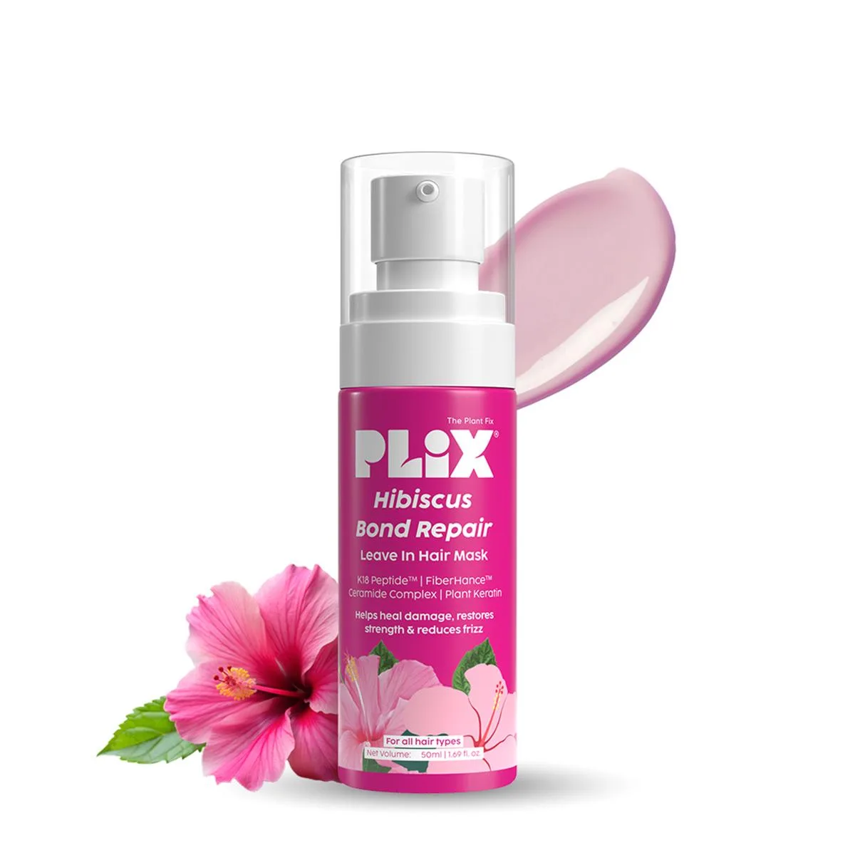 Plix Hibiscus Bond Repair Leave-In Hair Mask