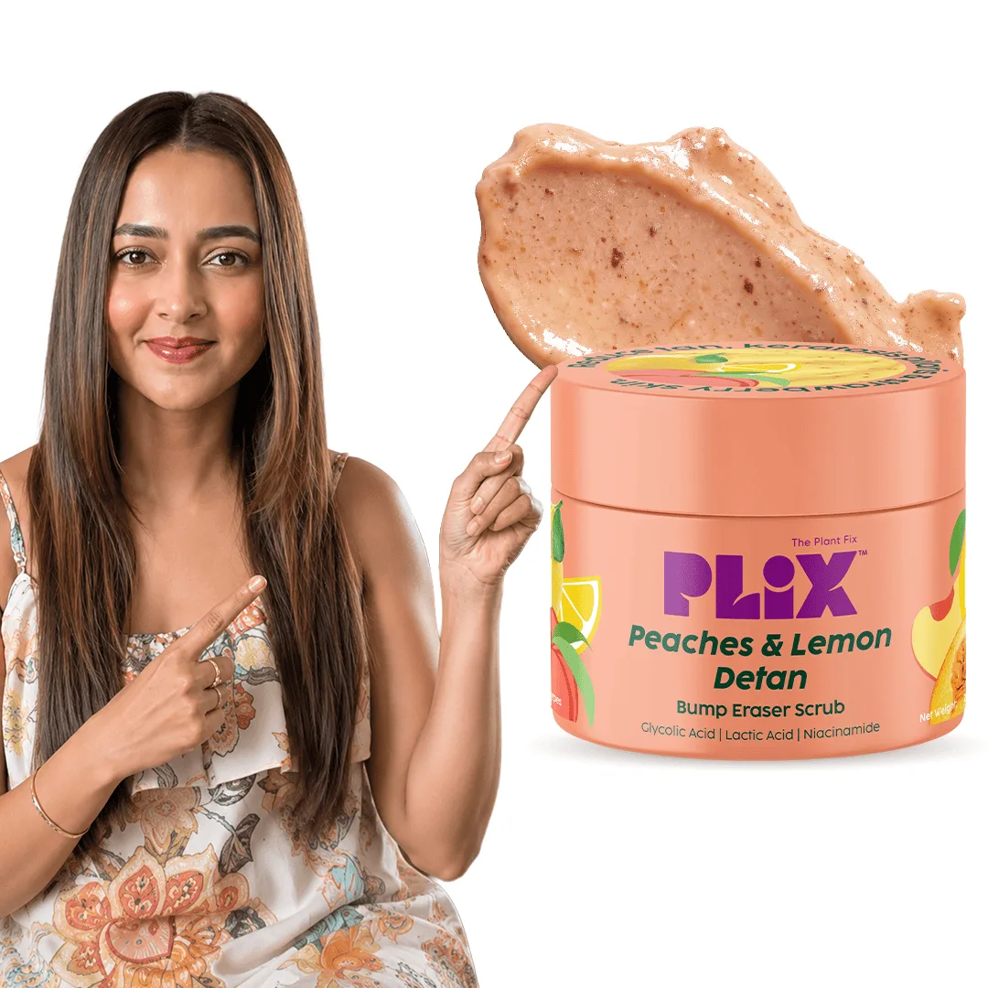 Plix Peaches & Lemon De-tan Bump Eraser Scrub