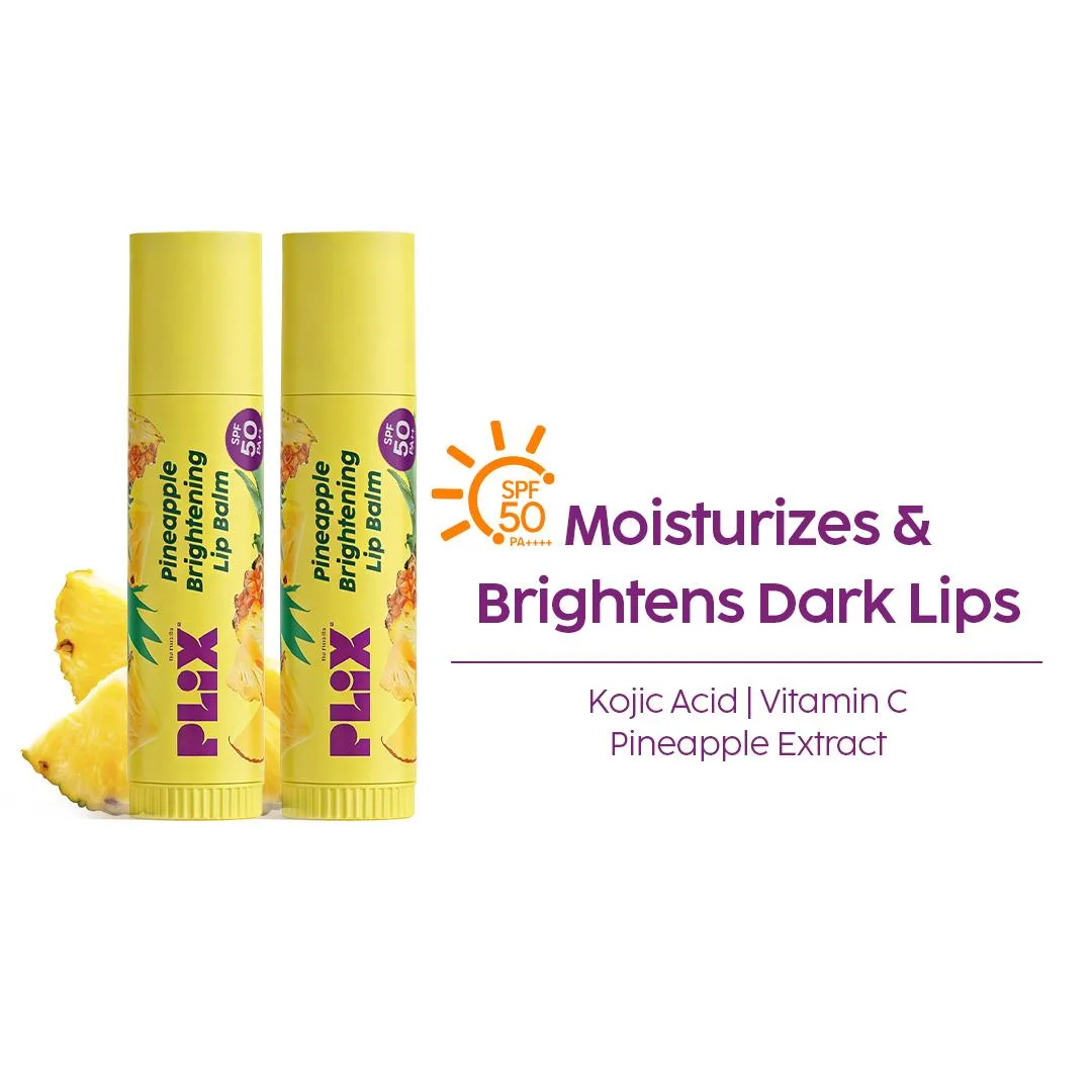 Plix Pineapple Pout Brightening Lip Balm