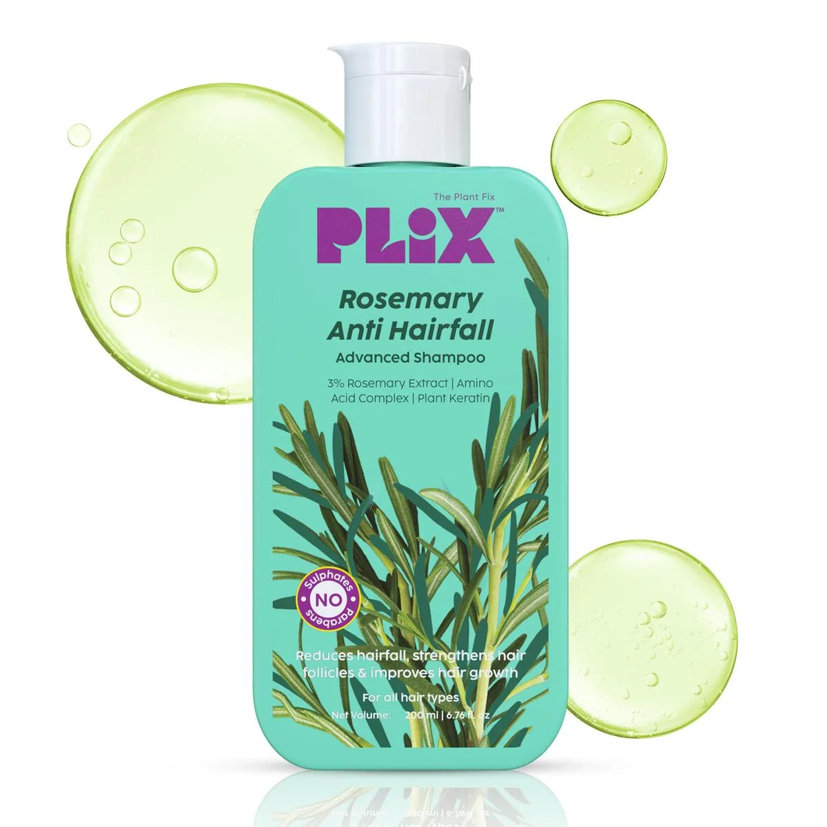 Plix Rosemary Anti-Hairfall Shampoo