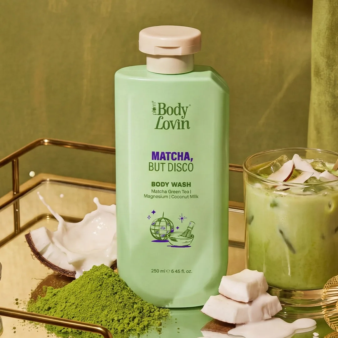 Plum BodyLovin' Matcha But Disco Body Wash