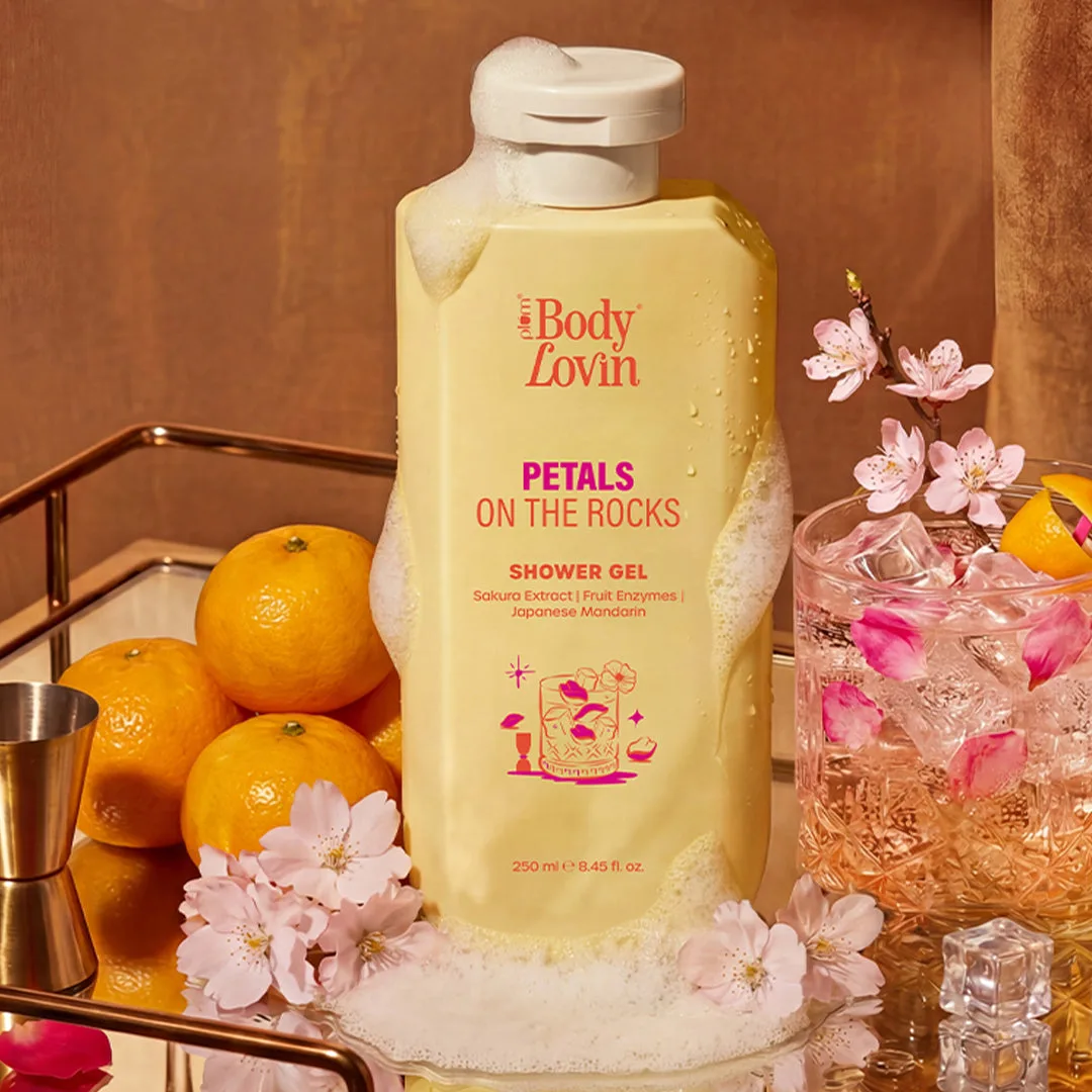 Plum BodyLovin' Petals On The Rocks Shower Gel