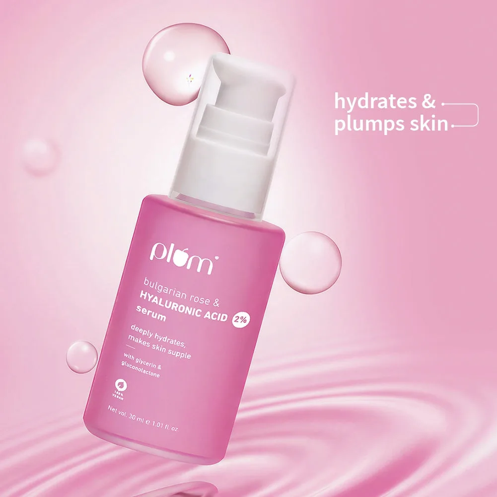 Plum Bulgarian Rose & 2% Hyaluronic Acid Serum