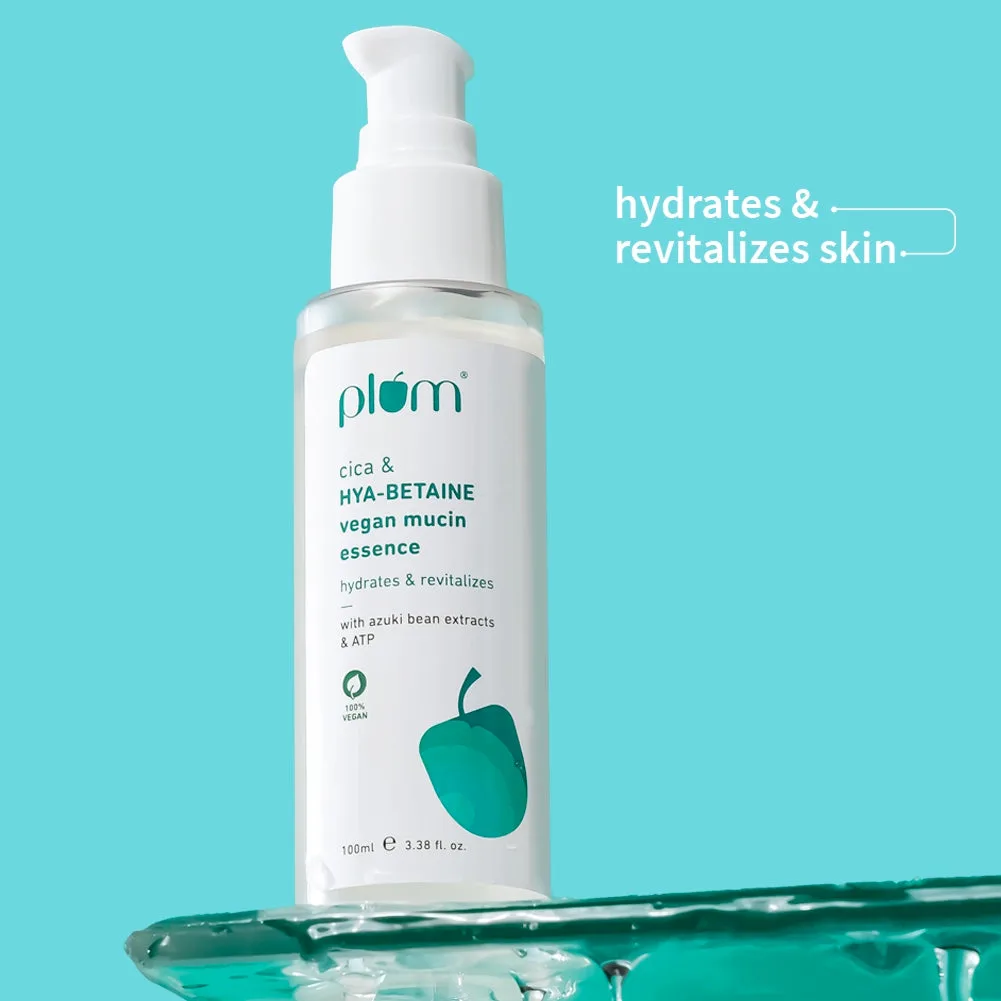 Plum Cica & Hya-Betaine Vegan Mucin Essence