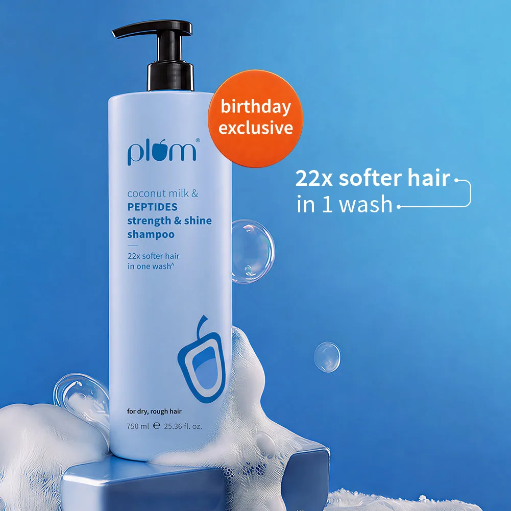 Plum Coconut Milk & Peptides Shampoo