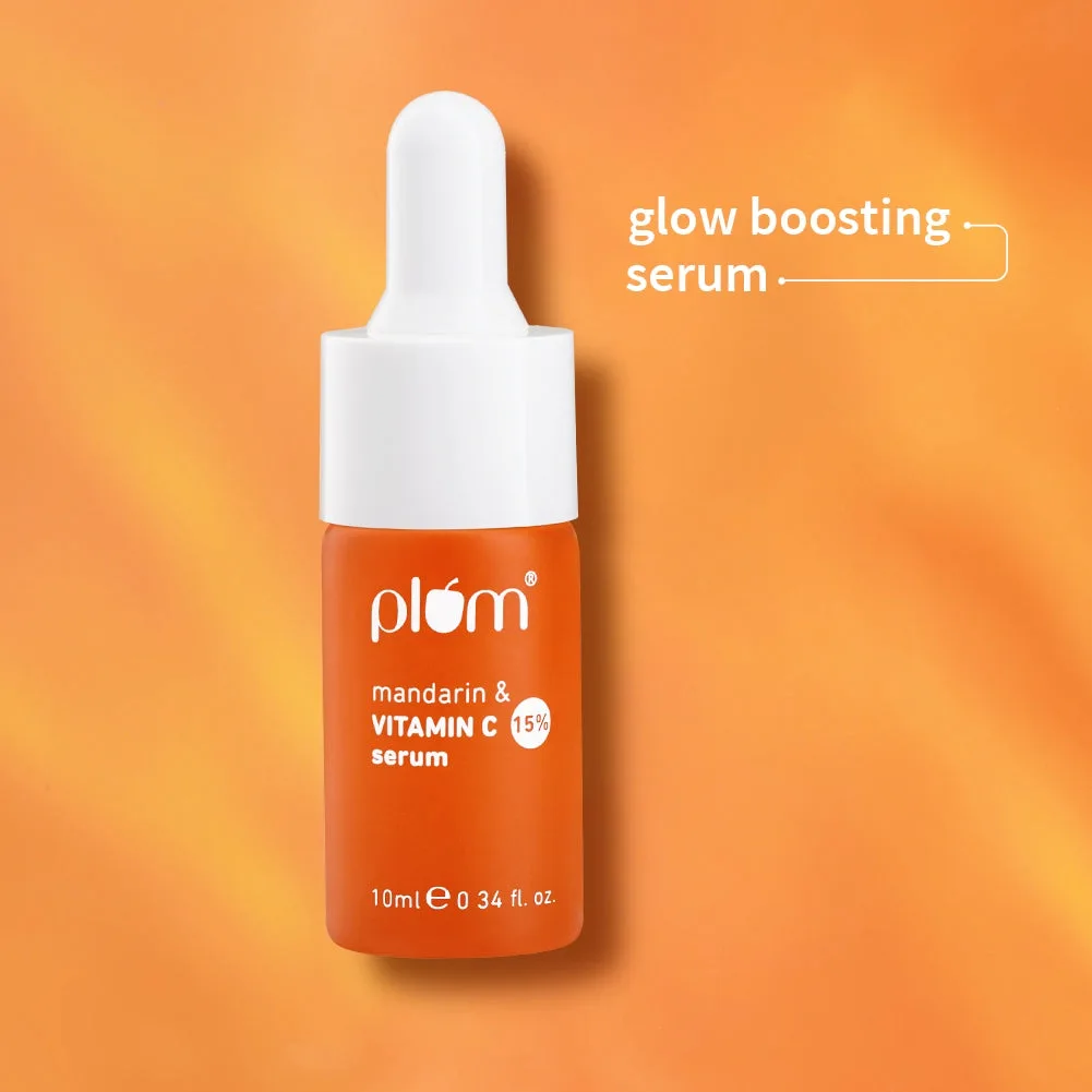 Plum Mandarin & 15% Vitamin C Glow Boost Face Serum