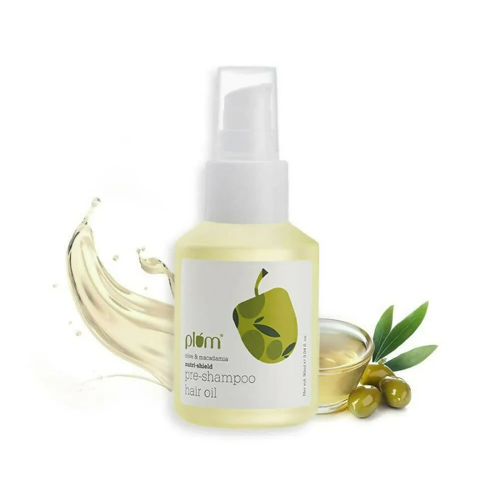Plum Olive & Macadamia Pre-Shampoo Hair Oil