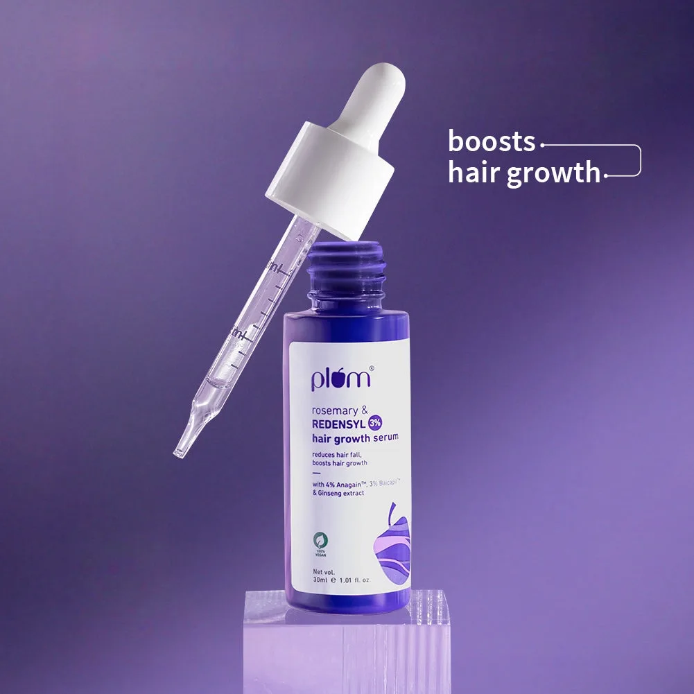 Plum Rosemary & 3% Redensyl Hair Growth Serum