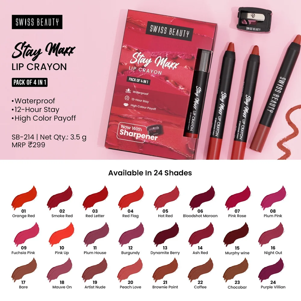 Stay On Matte Lip Crayon